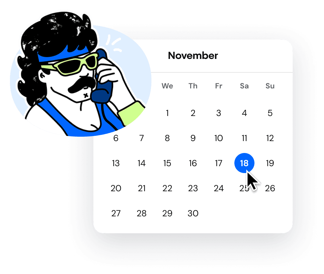 Calendar illustration